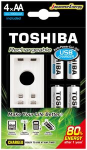 Buy TOSHIBA Charger incl. 4xAA 1950mAh from Bauer!