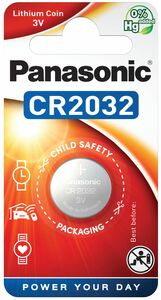 Jetzt PANASONIC Lithium CR2032 BL1 Lithium Knopfzellen bei Batteriegroßhandel Bauer bestellen!