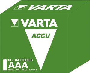 Jetzt VARTA 56703 Ready2Use AAA 800mAh 10-Pack Akku bei Batteriegroßhandel Bauer bestellen!