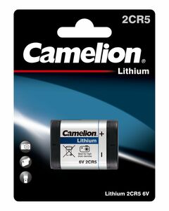 CAMELION Lithium 2CR5 6V BL1 - CAMELION Lithium 2CR5 6V photo-lithium batteries can be ordered in large quantities at cheap prices at battery wholesale Bauer.