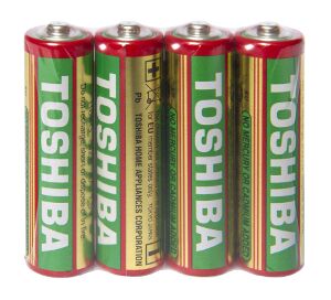 Buy TOSHIBA Heavy Duty R6 AA 4-Shrink from Bauer Batteries!