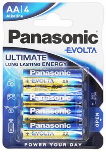 Jetzt PANASONIC Evolta Alkaline LR6 AA BL4 Alkaline Batterien bei Batteriegroßhandel Bauer bestellen!