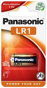 Jetzt PANASONIC LR1 Lady BL1 Special Alkaline Batterien bei Batteriegroßhandel Bauer bestellen!
