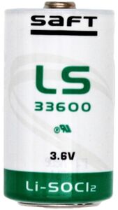 buy SAFT LS33600 ER-D 3,6V 17000mAh lithium batteries from battery wholesale bauer