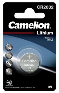 CAMELION Lithium CR2032 BL1 - CAMELION lithium coin cells can be ordered in large quantities at cheap prices at battery wholesale Bauer.