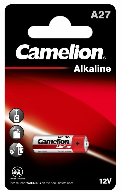 CAMELION Plus Alkaline LR27A 12V BL1