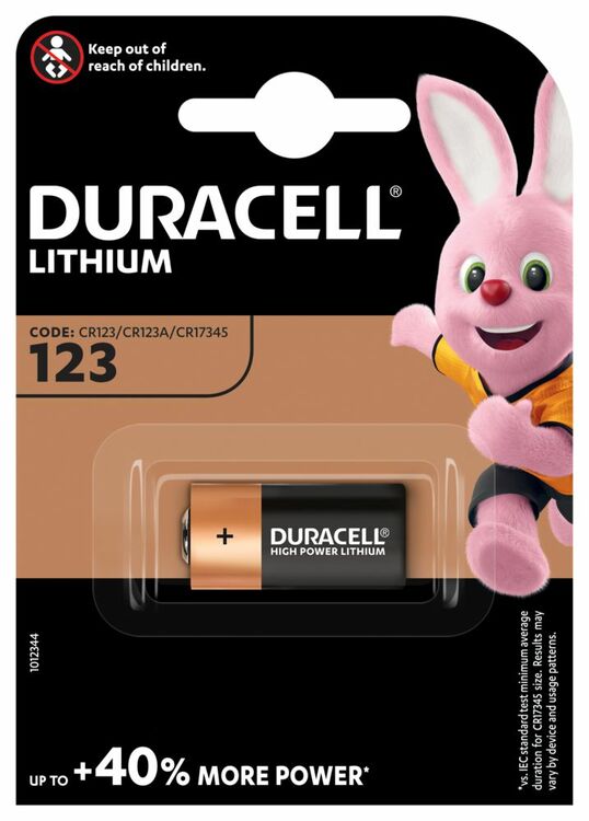 DURACELL Lithium CR123A BL1