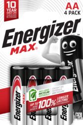 Jetzt ENERGIZER Max LR6 AA BL4 Alkaline Batterien bei Batteriegroßhandel Bauer kaufen!