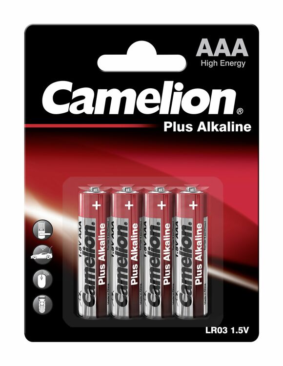 CAMELION Plus Alkaline LR03 AAA BL4